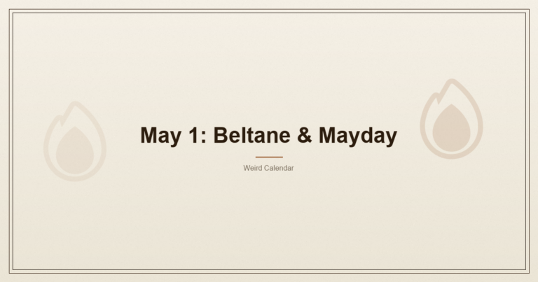 May 1: Beltane, Haymarket, and the Holiday America Refused — featured image