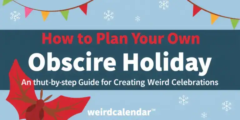How to Plan Your Own Obscure Holiday: A Step-by-Step Guide for Creating Weird Celebrations - weirdcalendar