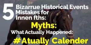 5 Bizarre Historical Events Mistaken for Myths: What Actually Happened