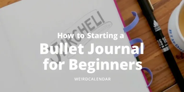 How to Start a Bullet Journal for Beginners